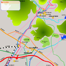 朝倉市内地図