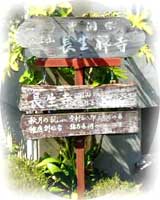 長生寺の案内板の写真
